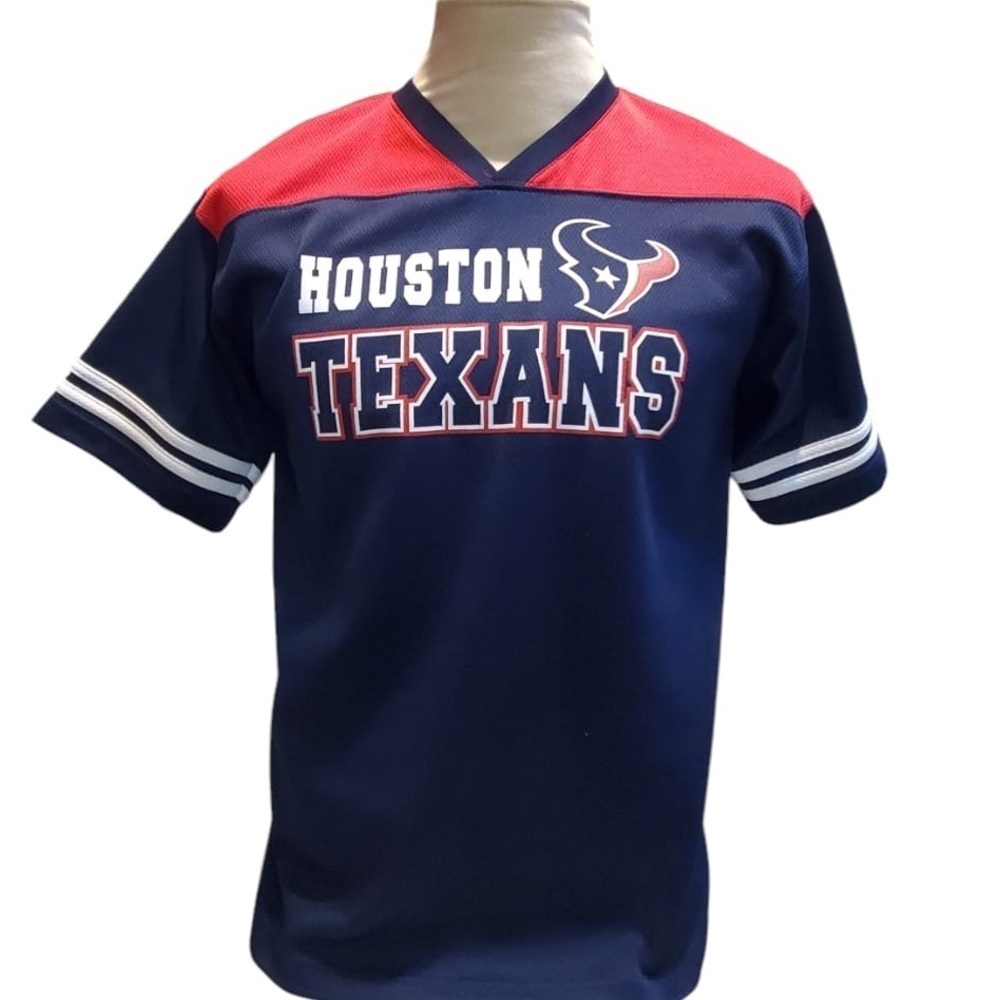 NFL Houston Texans Youth V-neck Jersey Team Apparel SIZE XL 18- 20